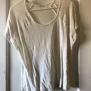 Cute top with sheer lines